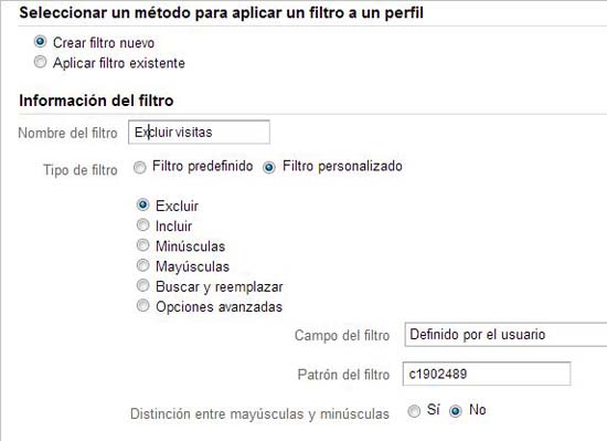 Cómo hacer que Google Analytics no siga tus propias visitas