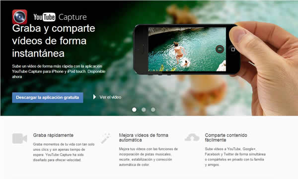 graba y comparte videos con youtube capture