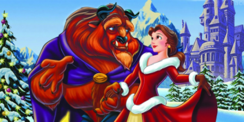 navidad de la bella y la bestia