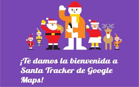 sigue a papa noel con santa traker