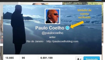 cuenta verificada en twitter