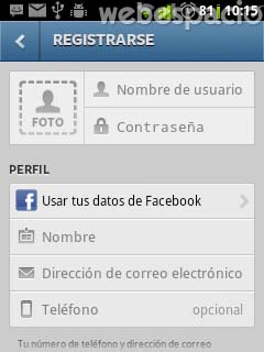 completar registro en instagram  