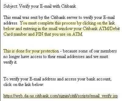 estafa por phishing en internet