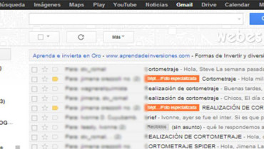 mensajes etiquetados en gmail