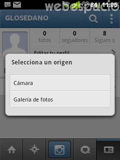 subir una foto a instagram