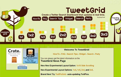 tweetgrid