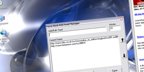 fuzzy duck rss reader