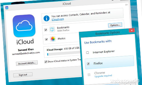 icloud elegir navegadores entre chrome y mozilla