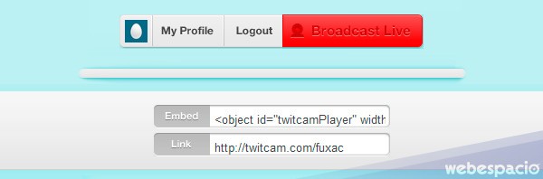 embed twitcam