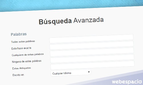 Búsqueda avanzada