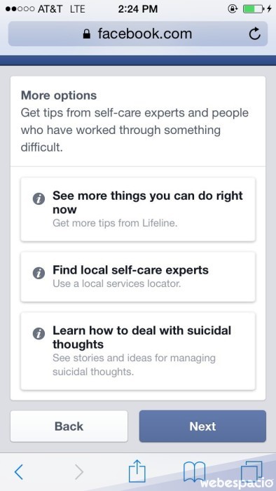 consejos de prevencion facebook