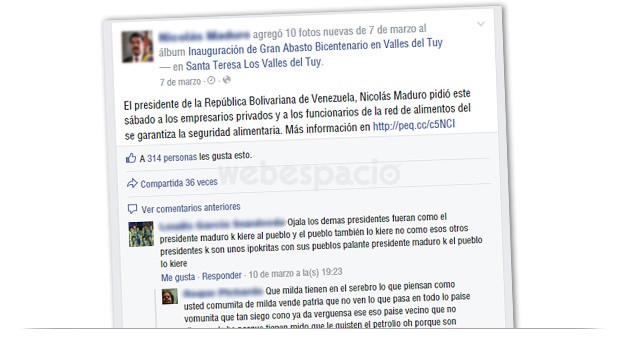 contenidos politicos facebook