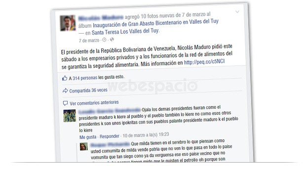 contenidos politicos facebook