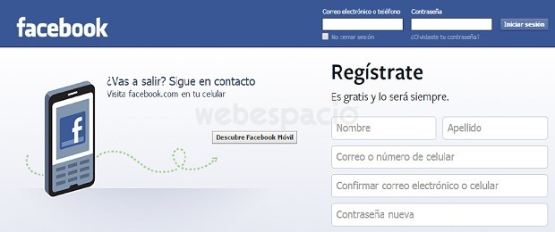 facebook inicio