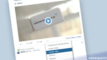 insertar videos twitter