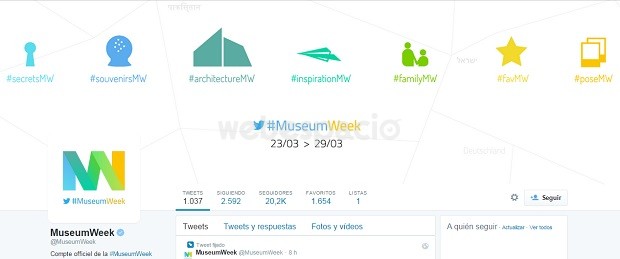 museum week twitter