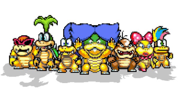 koopas en mario bros