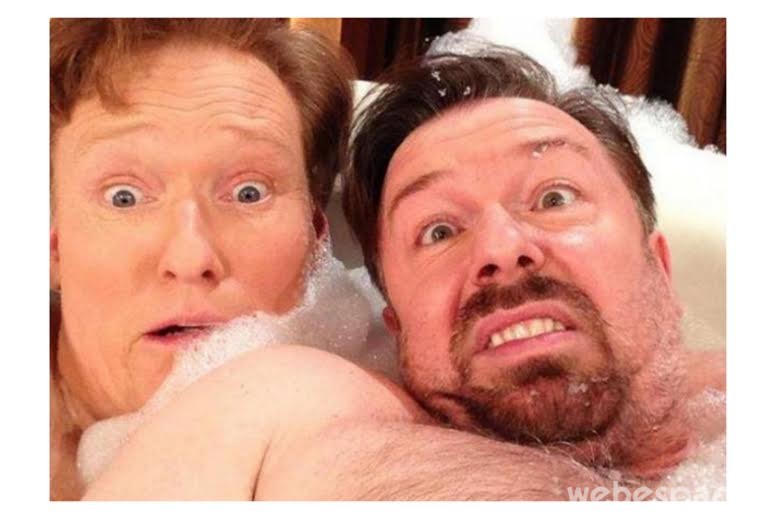 conan o brien y ricky gervais