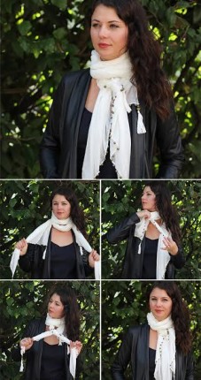10 maneras de usar una bufanda ¡ Te verás súper elegante!
