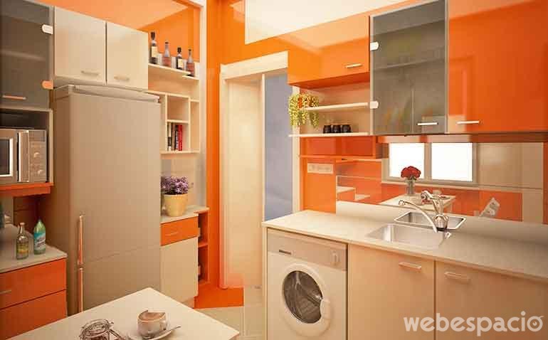 mueble-de-cocina-naranja