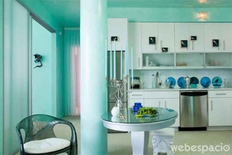 18 cocinas de diferentes colores que desearás tener en tu casa ... Como combinar muebles de diferentes estilos y colores
