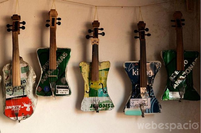 guitarras recicladas