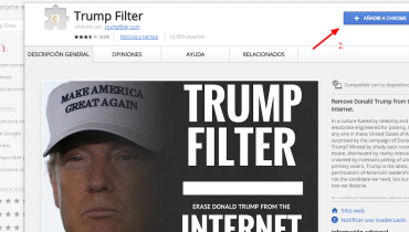 borrar Donald Trump