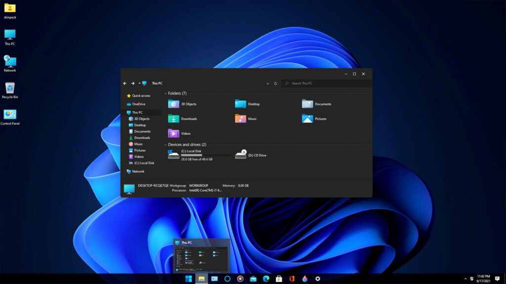 Cómo activar el modo oscuro en windows 11